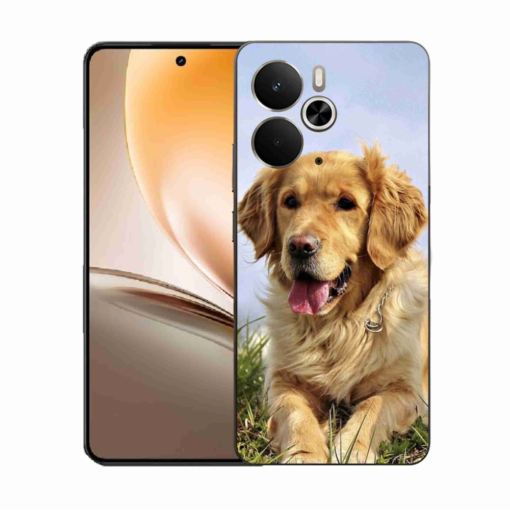 Gelový kryt mmCase na Realme 14 5G - zlatý retrívr