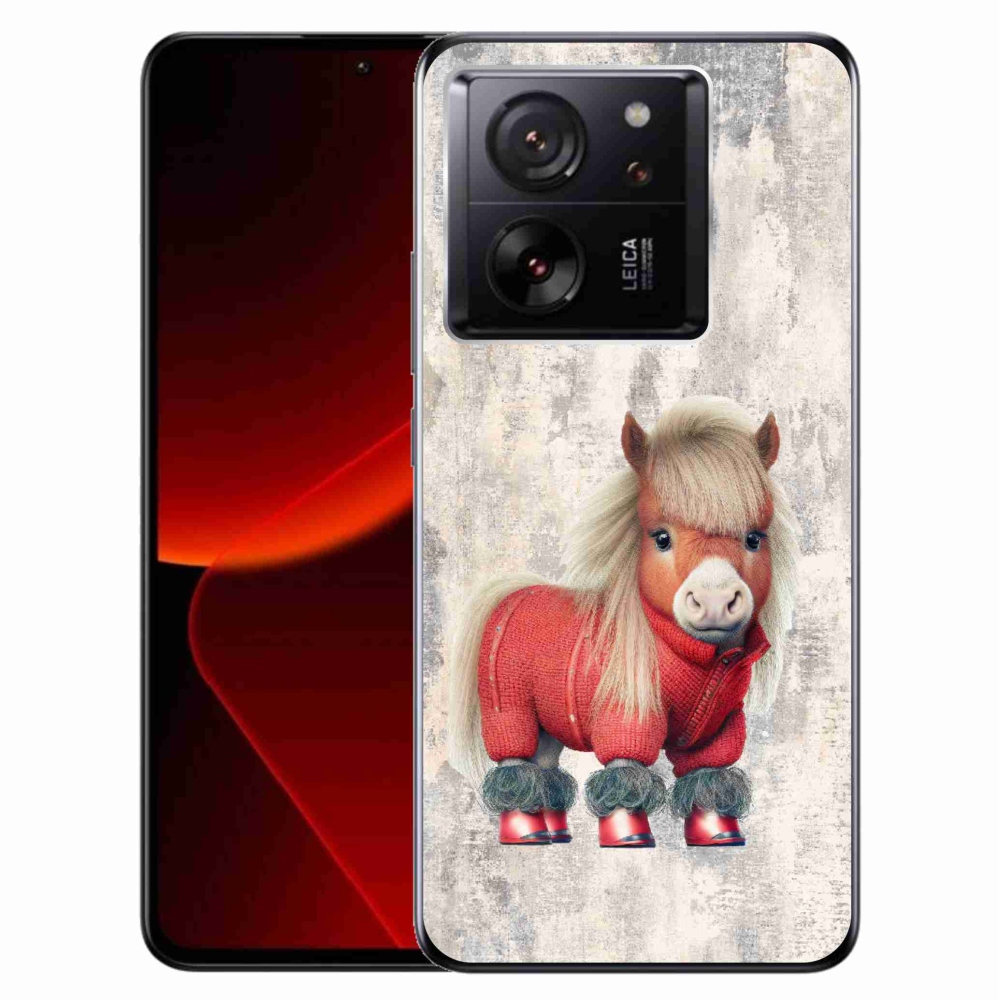 Gelový kryt mmCase na Xiaomi 13T/13T Pro - poník ve svetru