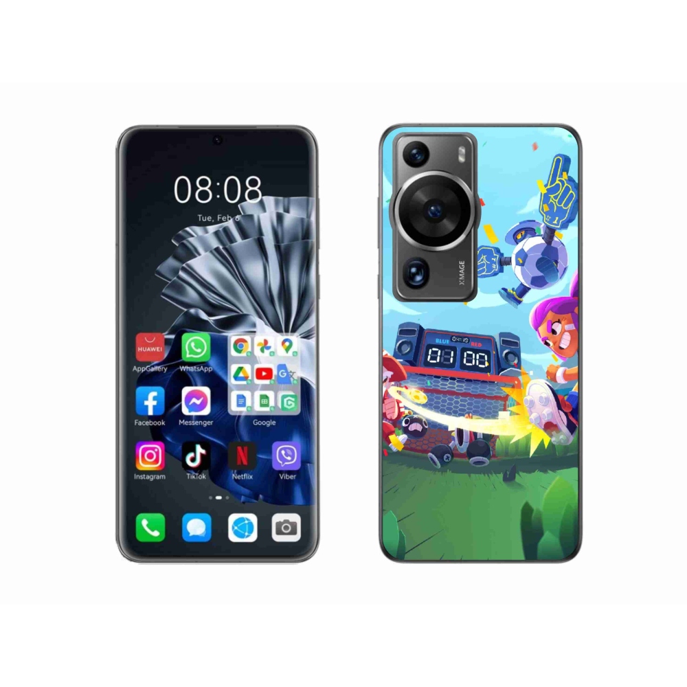 Gelový kryt mmCase na Huawei P60 Pro - brawl stars 1