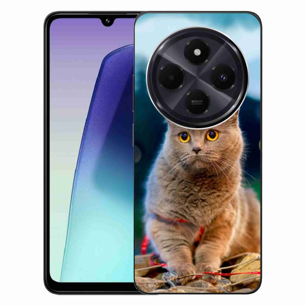 Gelový kryt mmCase na Xiaomi Redmi 14C/Poco C75 - britská modrá 2