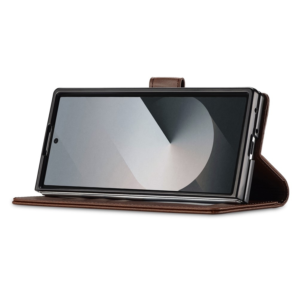 IMEEKE knížkové pouzdro na Samsung Galaxy Z Fold7 5G - hnědé