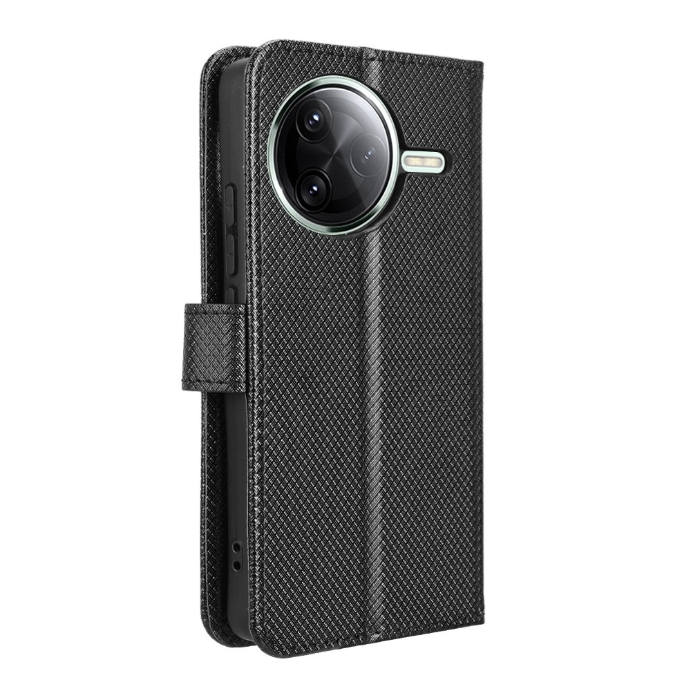 Diamond knížkové pouzdro na Xiaomi Poco F7 Pro 5G/Poco F7 Ultra 5G - černé