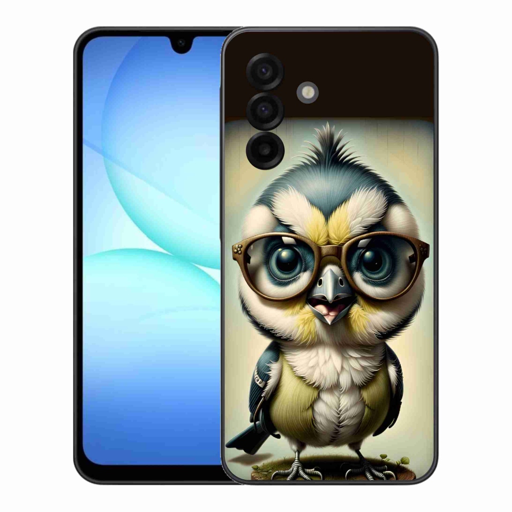 Gelový kryt mmCase na Samsung Galaxy A17 5G - mládě s brýlemi