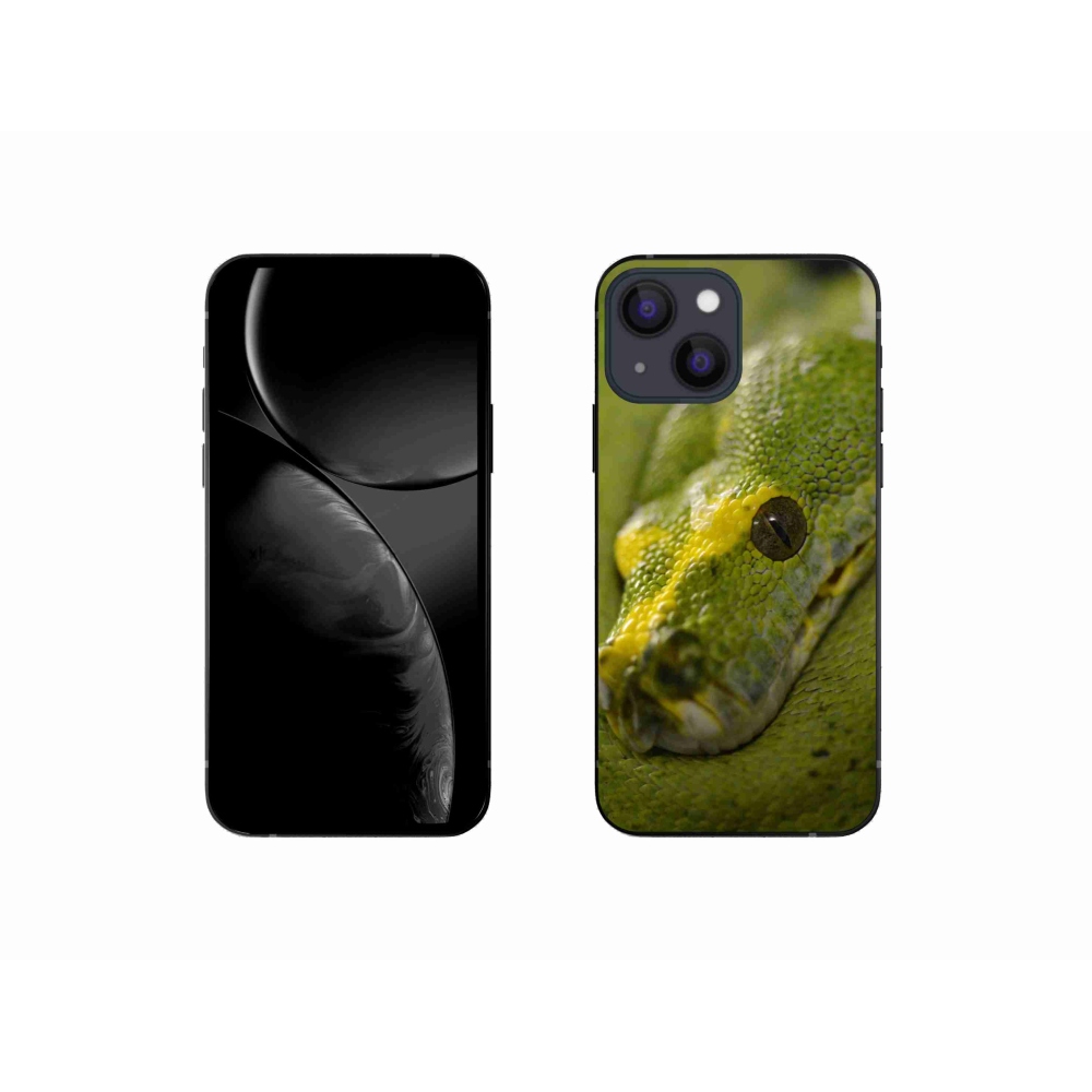 Gelový kryt mmCase na iPhone 13 mini - had 2
