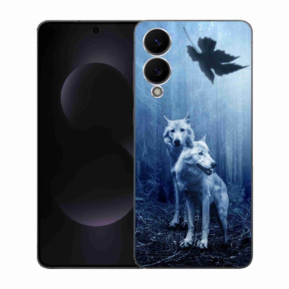 Gelový kryt mmCase na Samsung Galaxy S25 Edge - vlci v lese