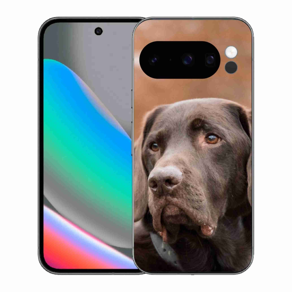 Gelový kryt mmCase na Google Pixel 10 Pro - hnědý labrador