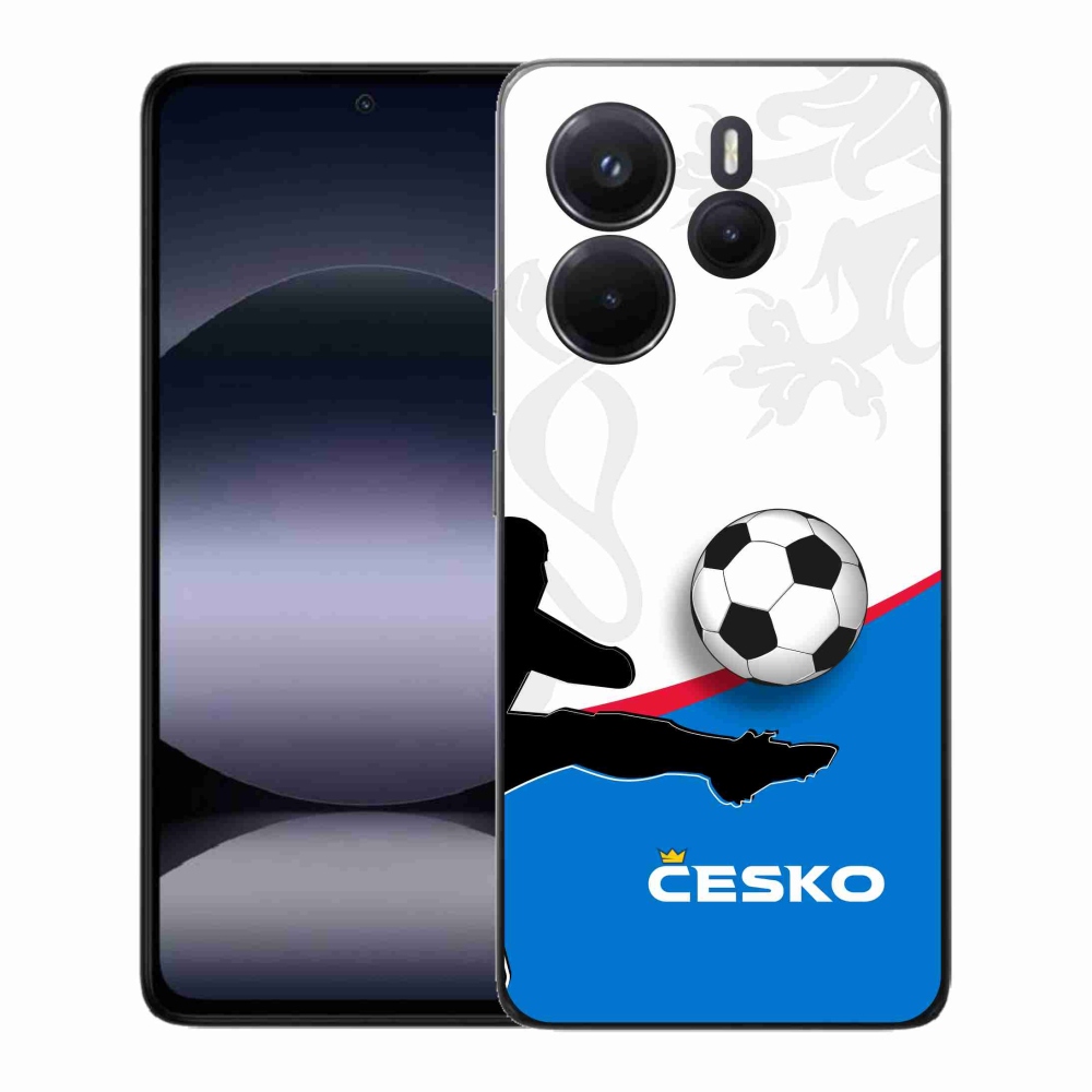 Gelový kryt mmCase na Xiaomi Redmi Note 14 - fotbal Česko 3