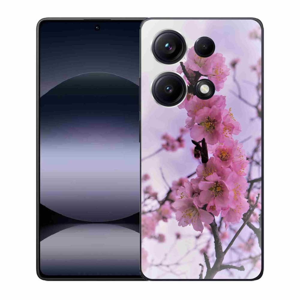 Gelový kryt mmCase na Xiaomi Redmi Note 14S - květiny 7