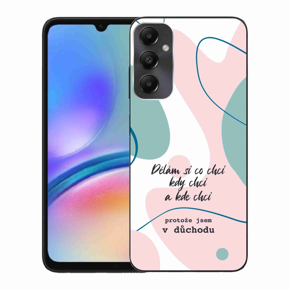 Gelový kryt mmCase na Samsung Galaxy A05s - vtipný text 10 bílé pozadí