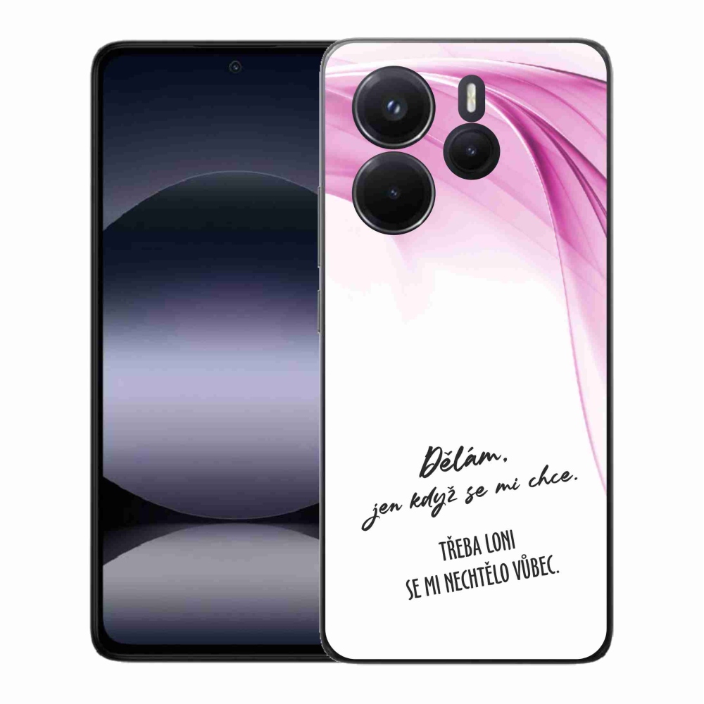 Gelový kryt mmCase na Xiaomi Redmi Note 14 - vtipný text 12 bílé pozadí