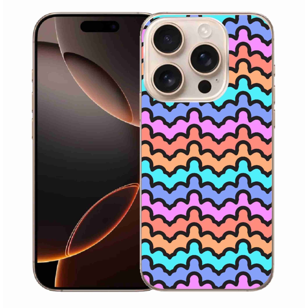 Gelový kryt mmCase na iPhone 16 Pro Max - abstraktní motiv 30