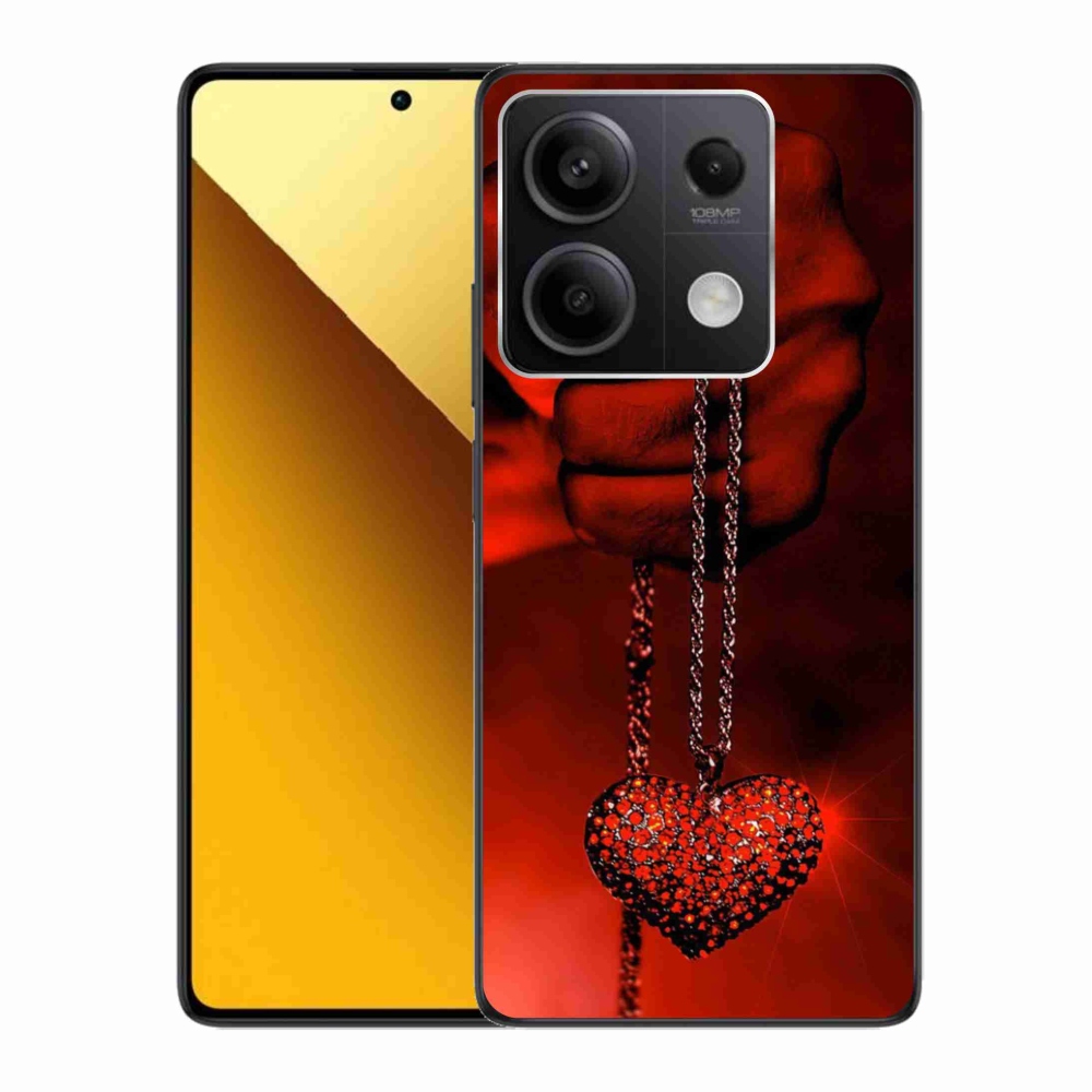 Gelový kryt mmCase na Xiaomi Redmi Note 13 5G - náhrdelník