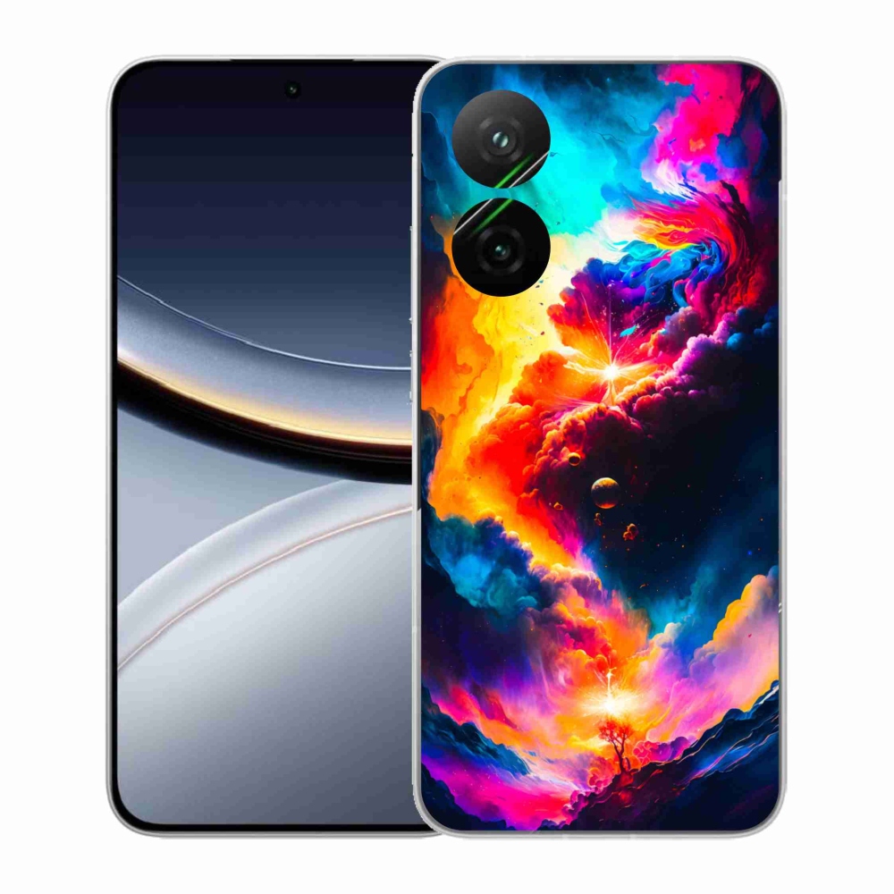 Gelový kryt mmCase na Xiaomi Poco F7 5G - abstraktní motiv