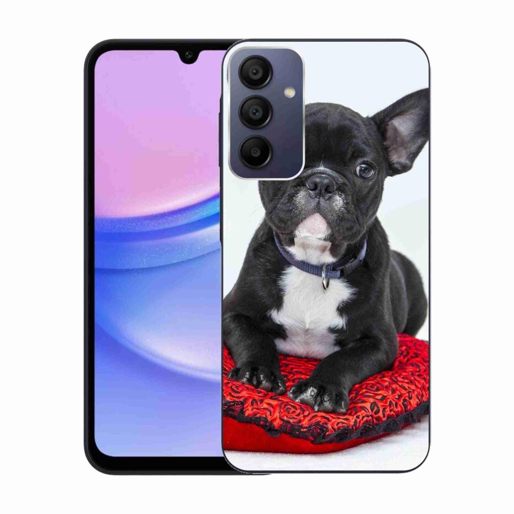 Gelový obal mmCase na Samsung Galaxy A15 4G/5G - buldok