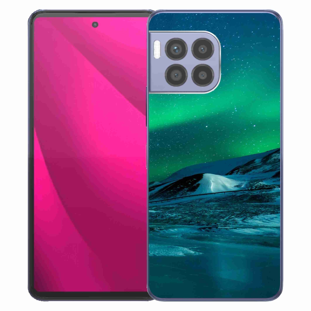 Gelový kryt mmCase na T-Mobile T Phone 2 Pro - polární záře