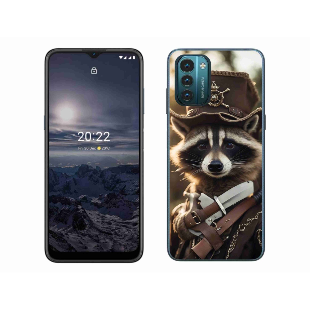 Gelový kryt mmCase na Nokia G11/G21 - mýval v uniformě
