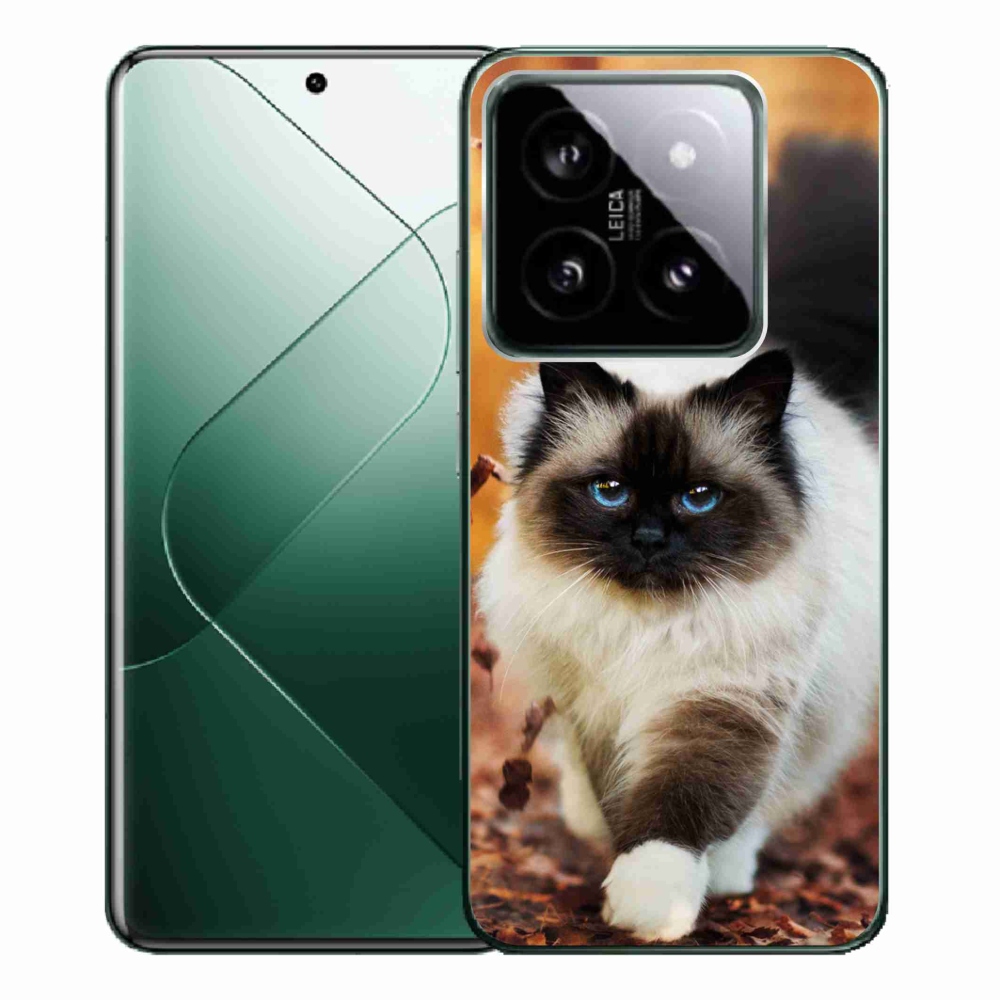 Gelový obal mmCase na Xiaomi 14 Pro - kočka