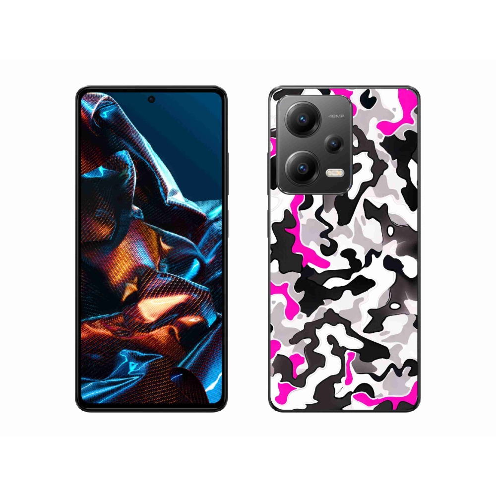 Gelový kryt mmCase na Xiaomi Redmi Note 12 Pro 5G - maskáčový vzor 5