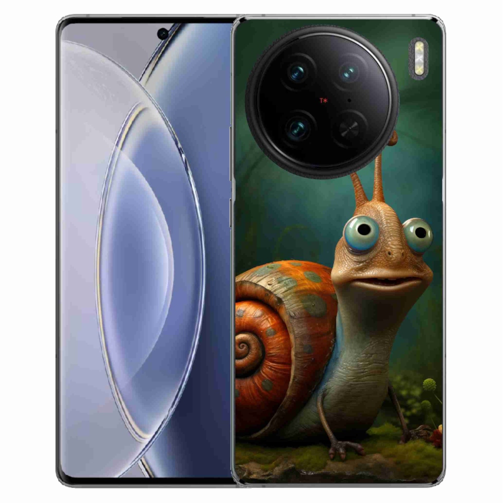 Gelový kryt mmCase na Vivo X90 Pro - šnek
