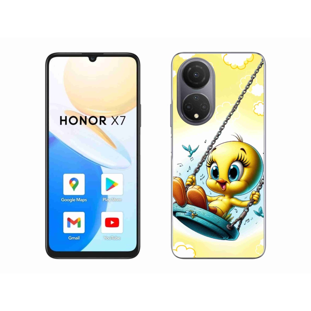 Gelový kryt mmCase na Honor X7 - tweety