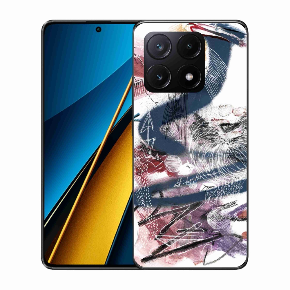 Gelový kryt mmCase na Xiaomi Poco X6 Pro 5G - abstraktní motiv 28