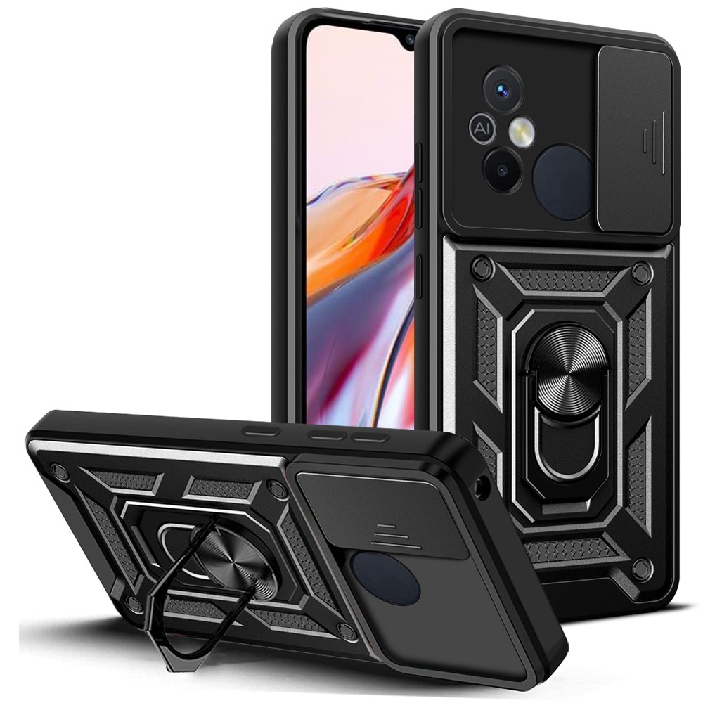 Slide odolný kryt na Xiaomi Redmi 12C - černý