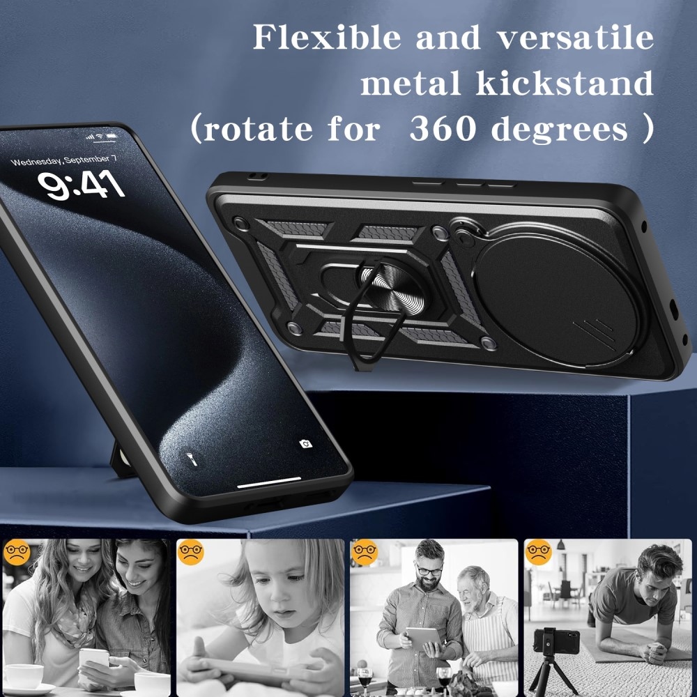 Slide odolný kryt na Honor Magic 7 Lite 5G - černý