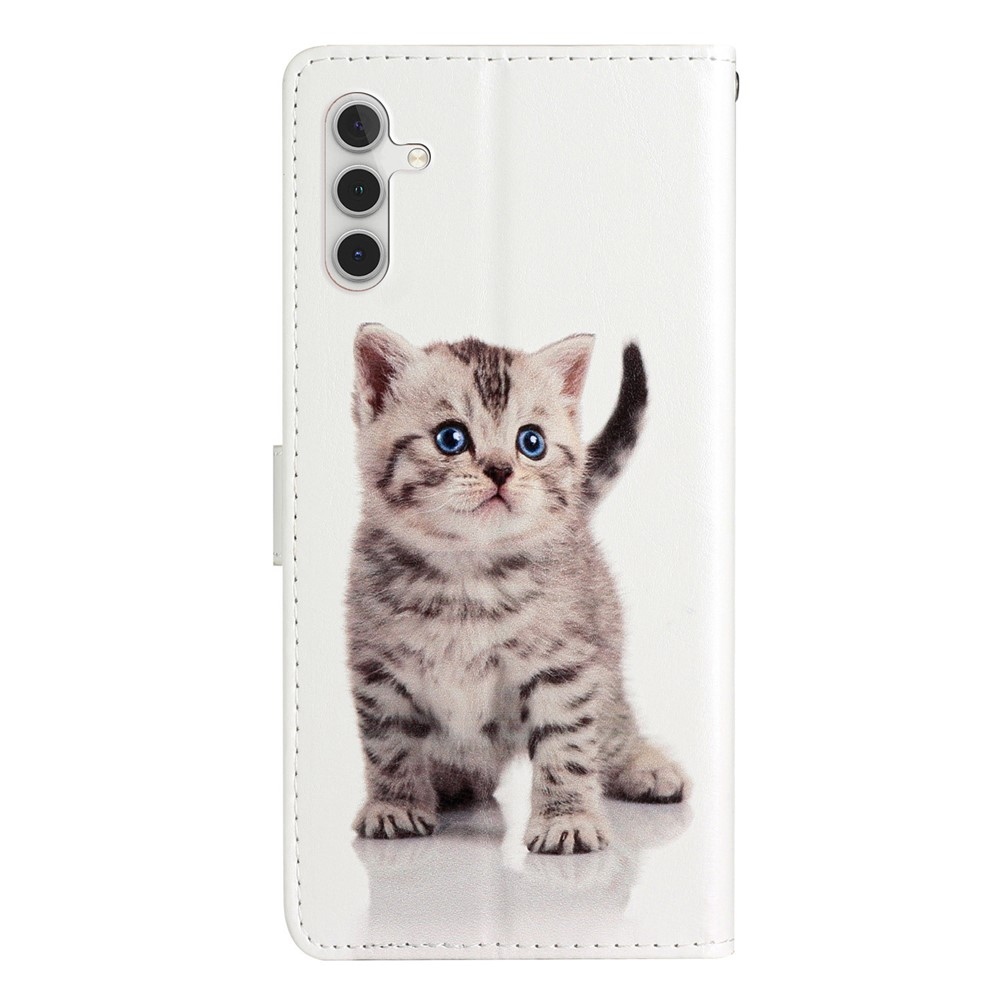 Unique knížkové pouzdro na Samsung Galaxy S25 FE - kotě