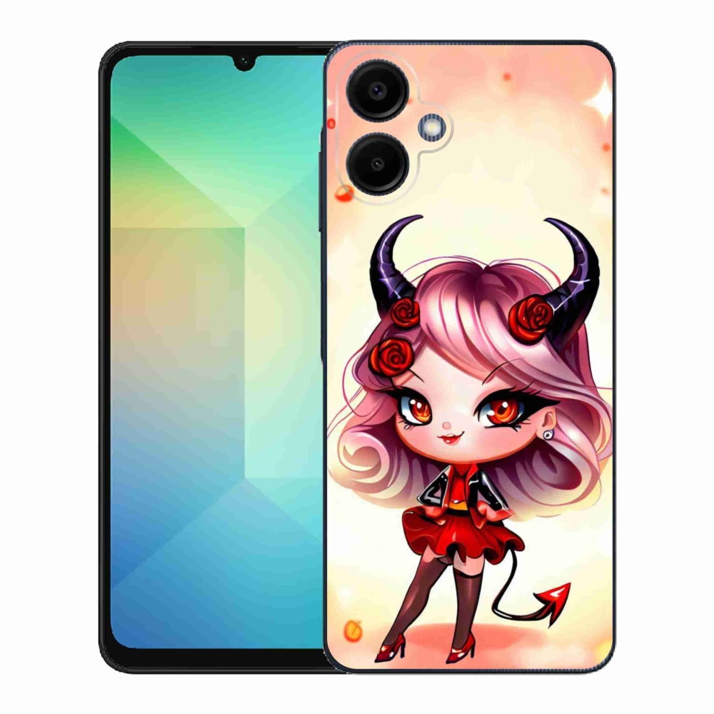 Gelový kryt mmCase na Samsung Galaxy A06 4G - kreslená čertice
