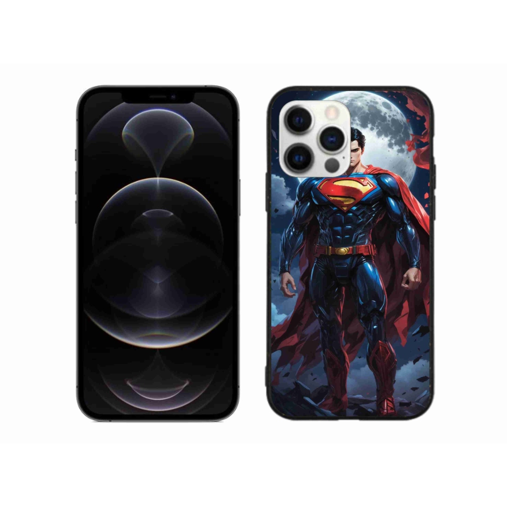 Gelový kryt mmCase na iPhone 12 Pro Max - superman