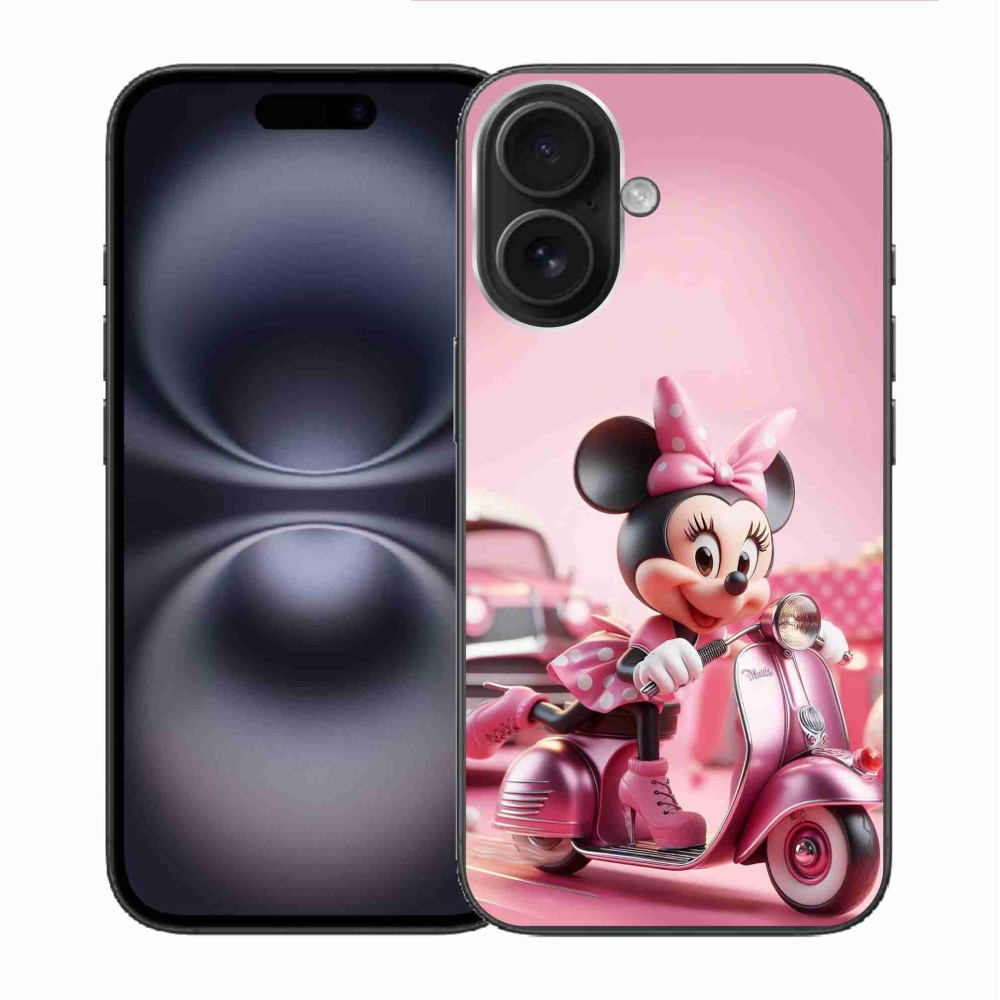 Gelový kryt mmCase na iPhone 16 - minnie 1