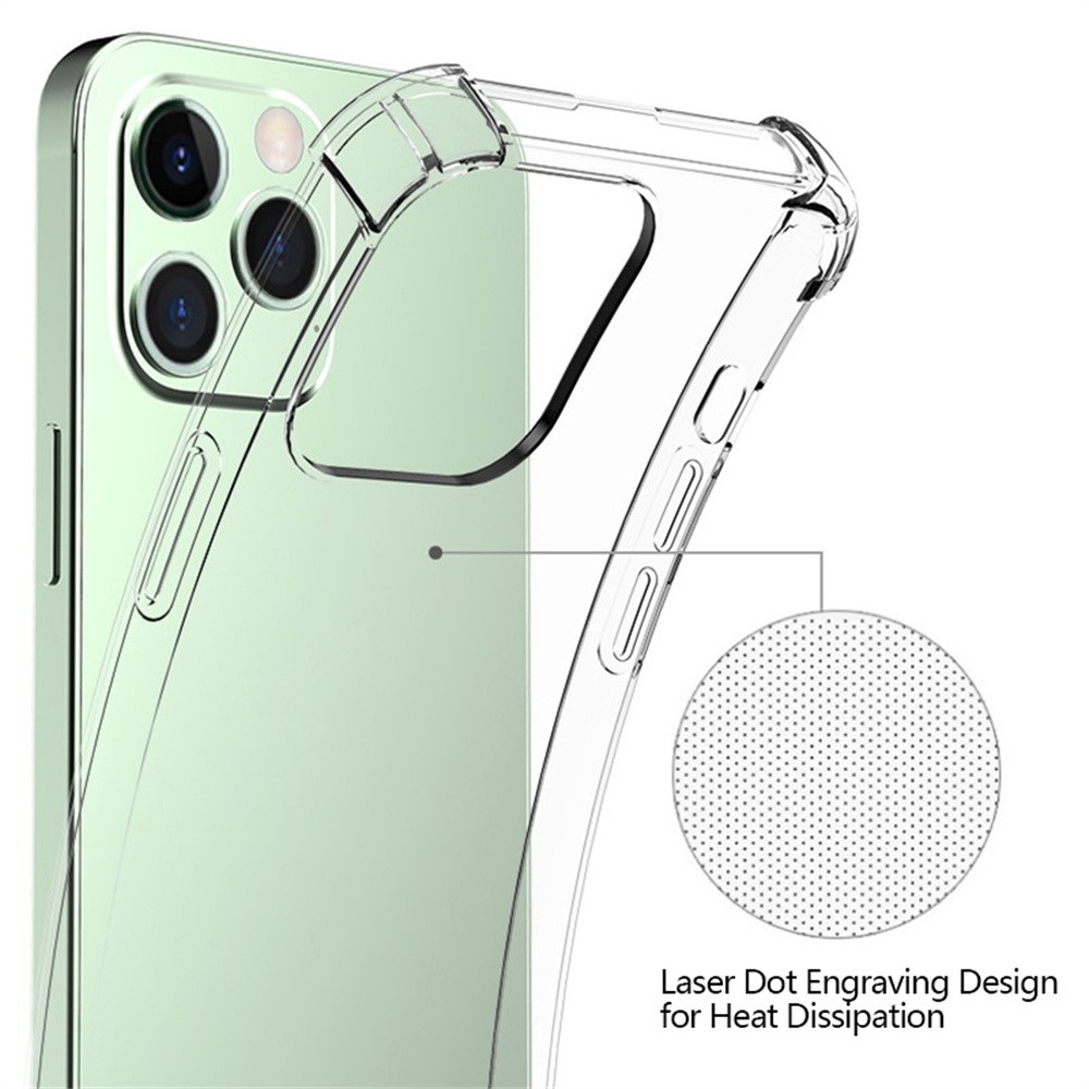 Průhledný gelový obal s vyztuženými rohy na Xiaomi 14T Pro - průhledný