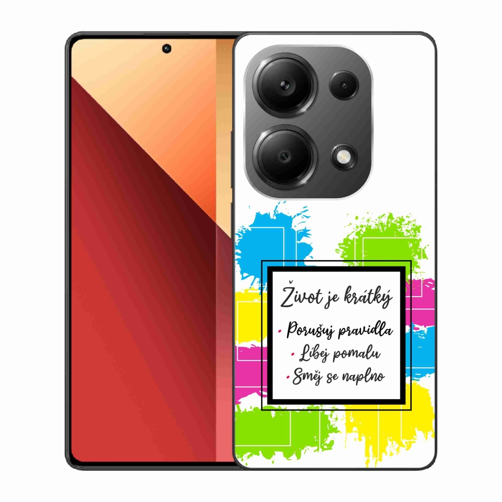Gelový kryt mmCase na Xiaomi Redmi Note 13 Pro 4G/Poco M6 Pro  - citát 5 bílé pozadí
