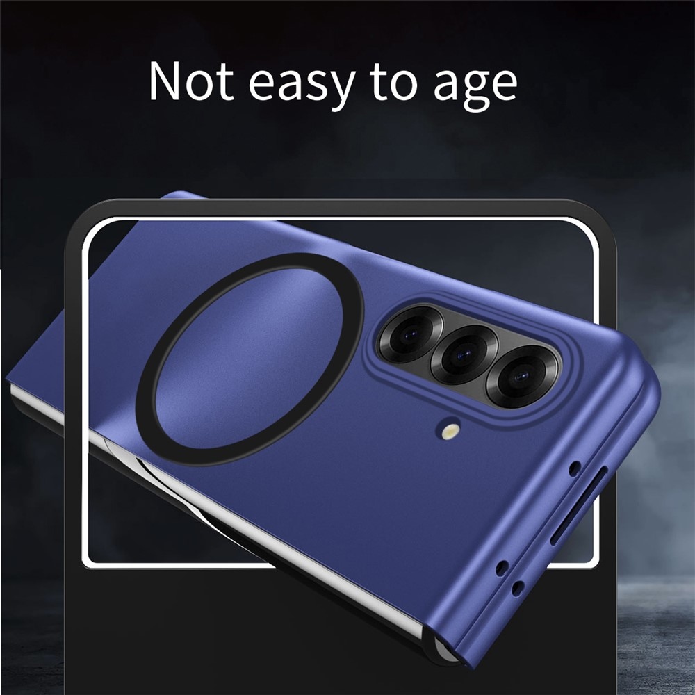 Touch matný plastový obal s MagSafe na Samsung Galaxy Z Fold7 5G - modrý