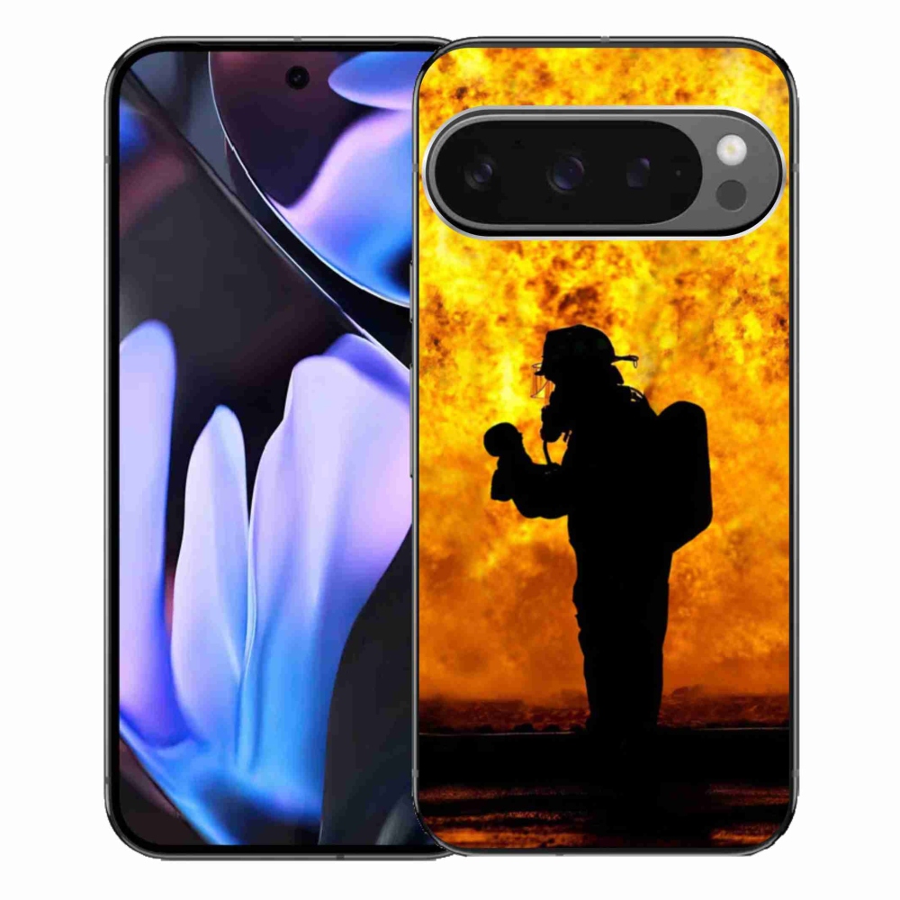Gelový kryt mmCase na Google Pixel 9 Pro XL - hasič