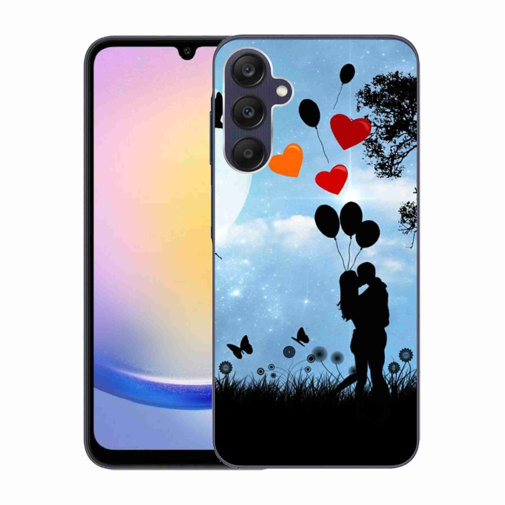 Gelový obal mmCase na Samsung Galaxy A25 5G - zamilovaný pár