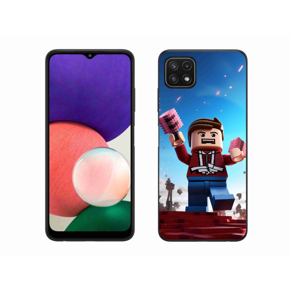 Gelový kryt mmCase na Samsung Galaxy A22 5G - roblox 2