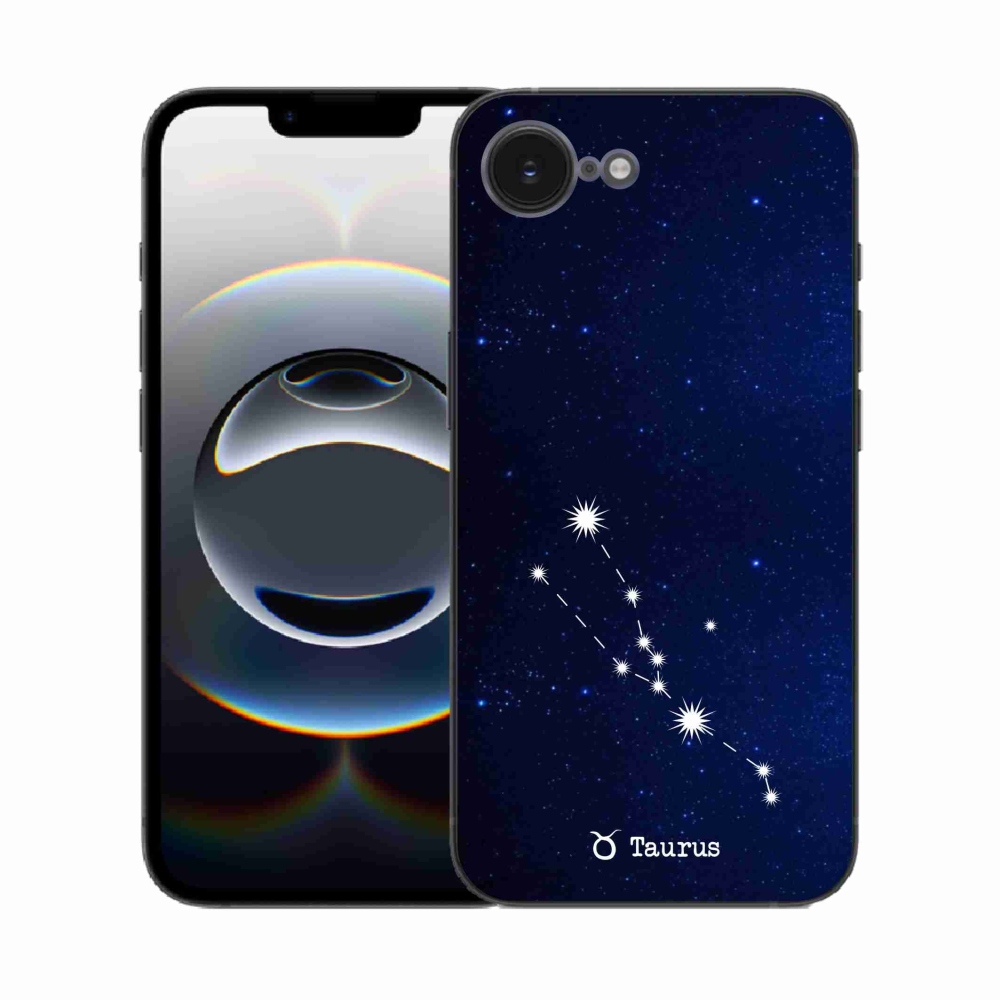 Gelový kryt mmCase na iPhone 16e - souhvězdí Býka