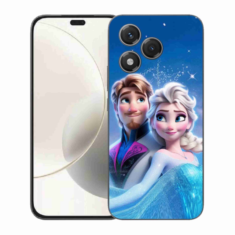 Gelový kryt mmCase na Honor 400 Lite - ledové království 1