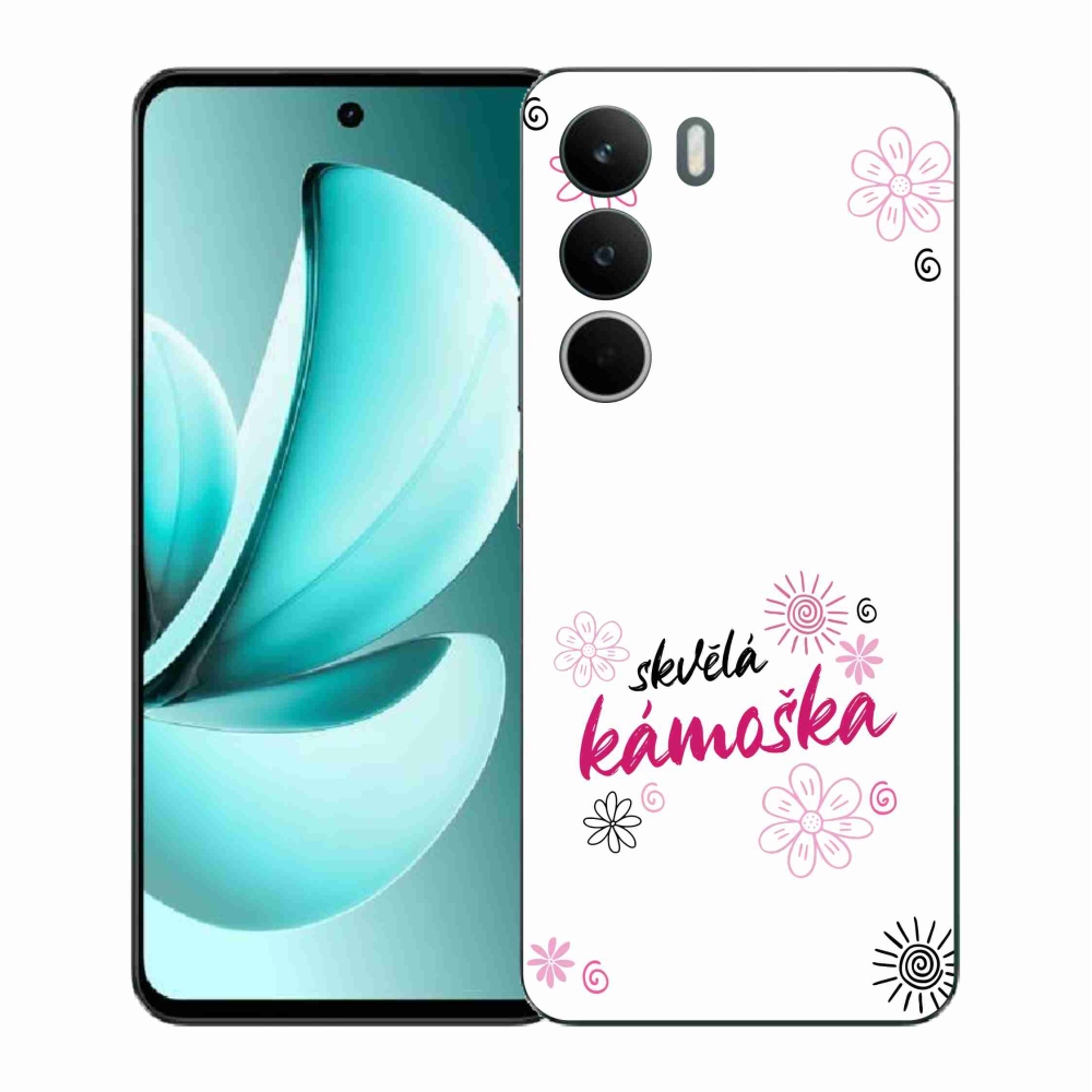 Gelový kryt mmCase na Realme C71 - skvělá kámoška bílé pozadí