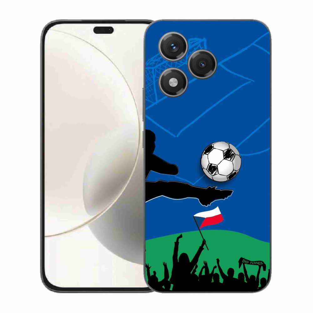Gelový kryt mmCase na Honor 400 Lite - fanoušci fotbalu
