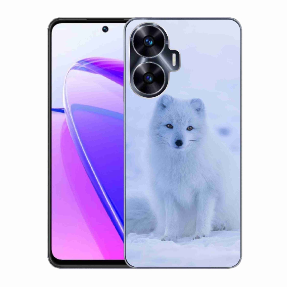 Gelový kryt mmCase na Realme C55 - polární liška