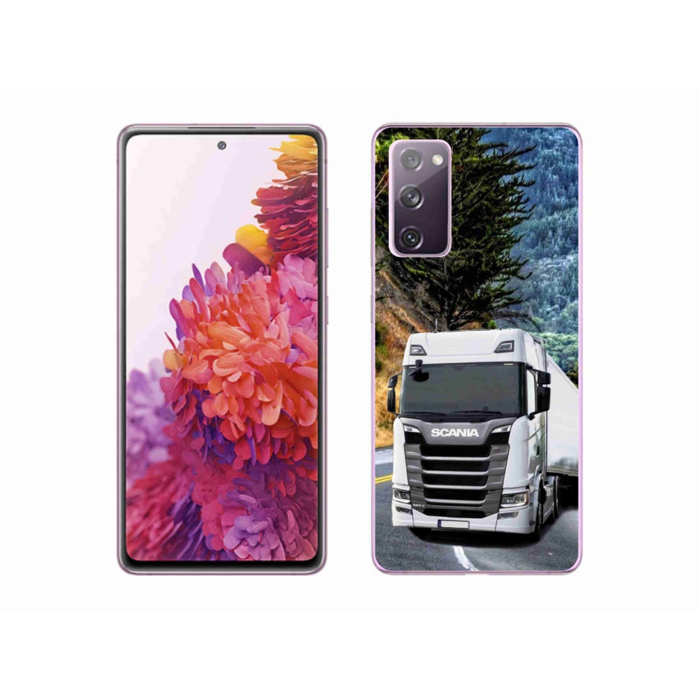 Gelový kryt mmCase na Samsung Galaxy S20 FE - kamion 1