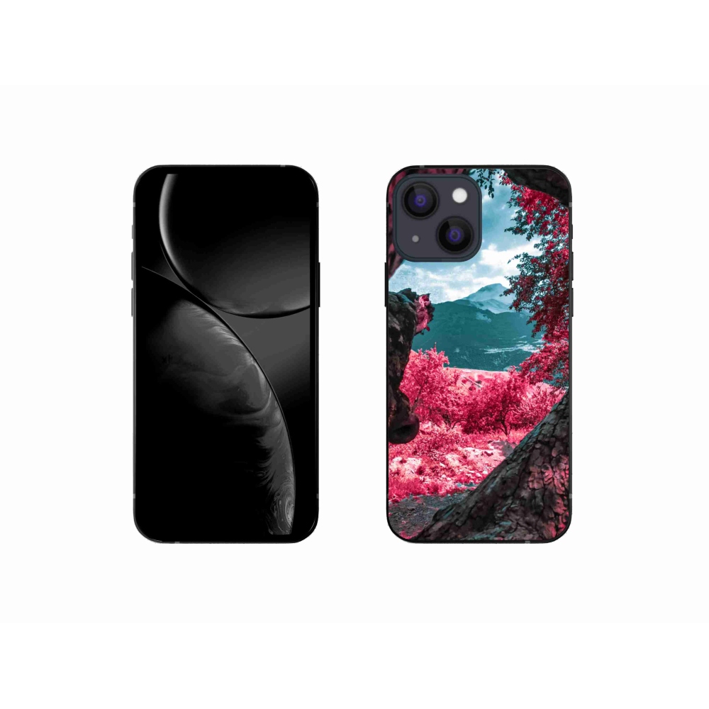 Gelový kryt mmCase na iPhone 13 mini 5.4 - výhled na hory