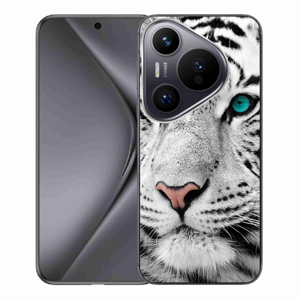 Gelový kryt mmCase na Huawei Pura 70 Pro - bílý tygr