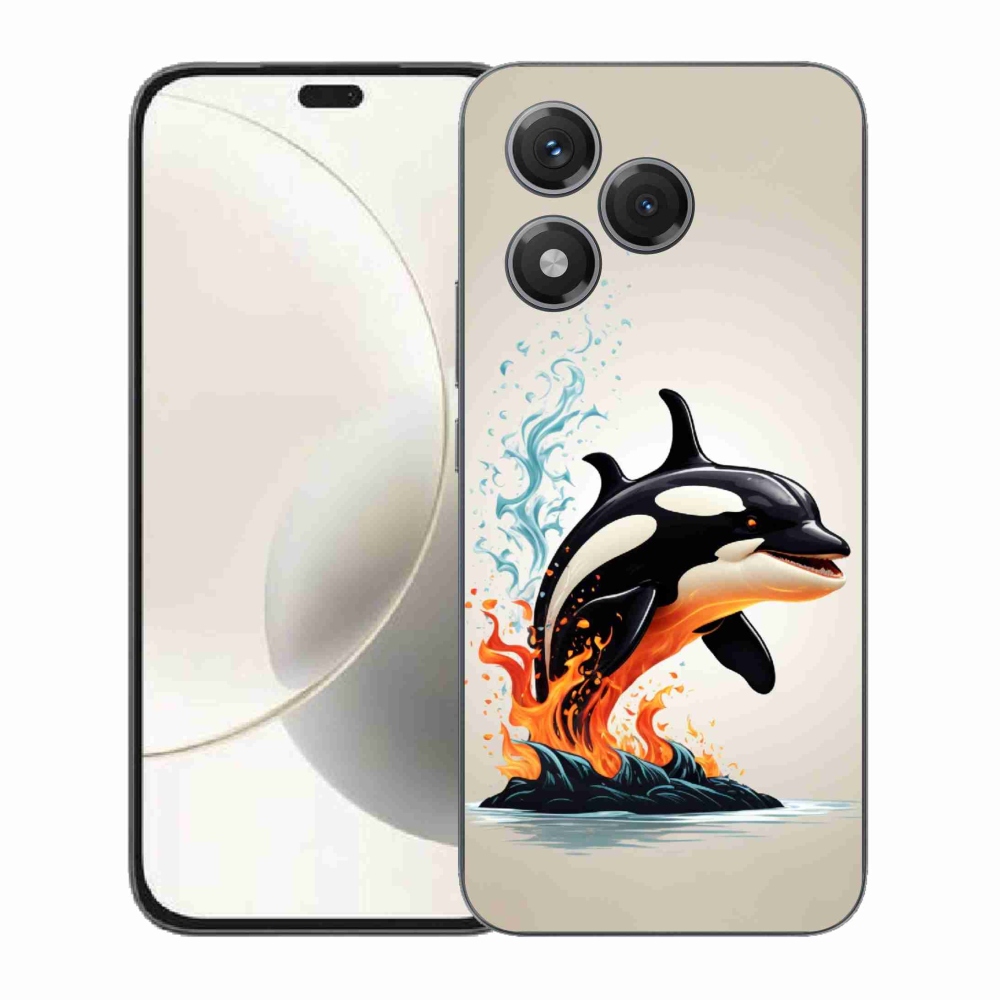 Gelový kryt mmCase na Honor 400 Lite - kosatka