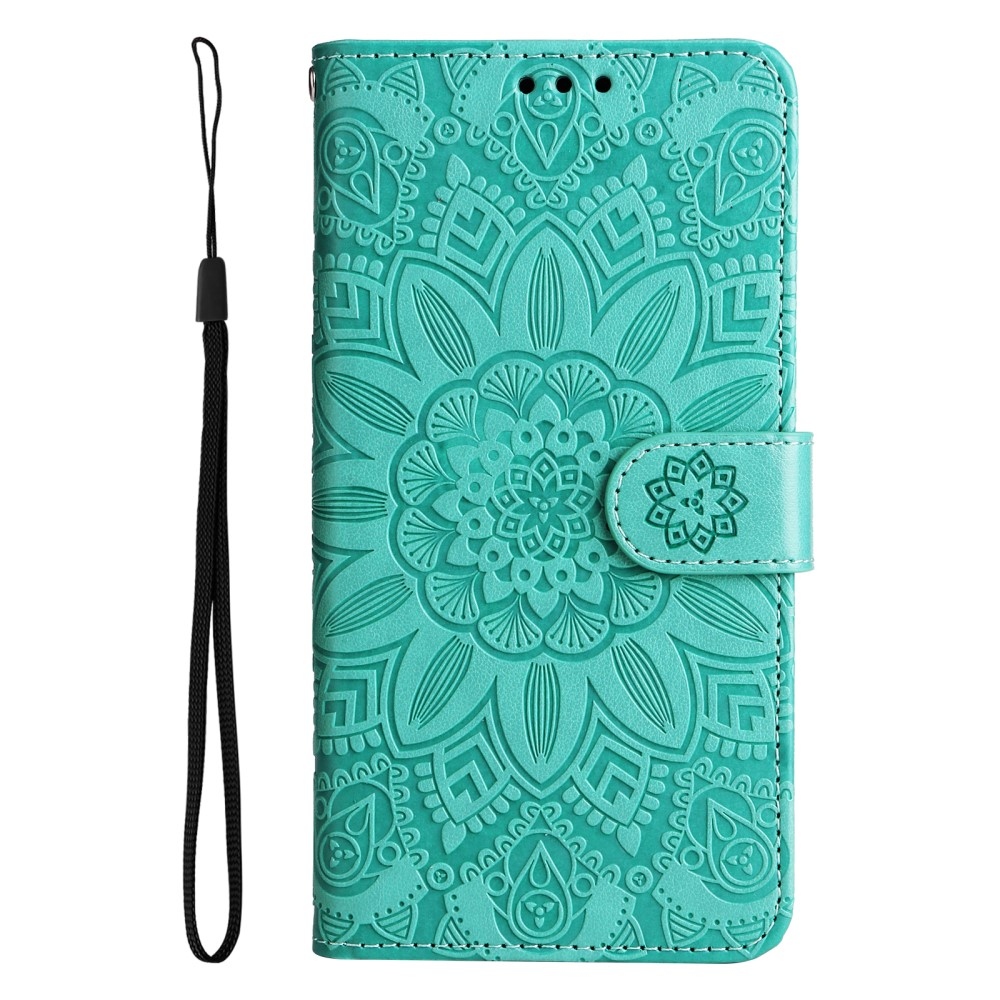 Sunflower knížkové pouzdro na Realme GT 7 Pro 5G - modrozelené
