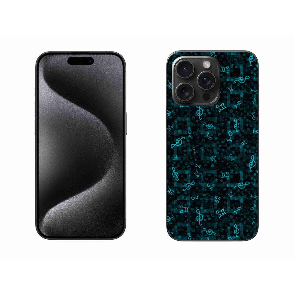 Gelový kryt mmCase na iPhone 15 Pro Max - noty 1