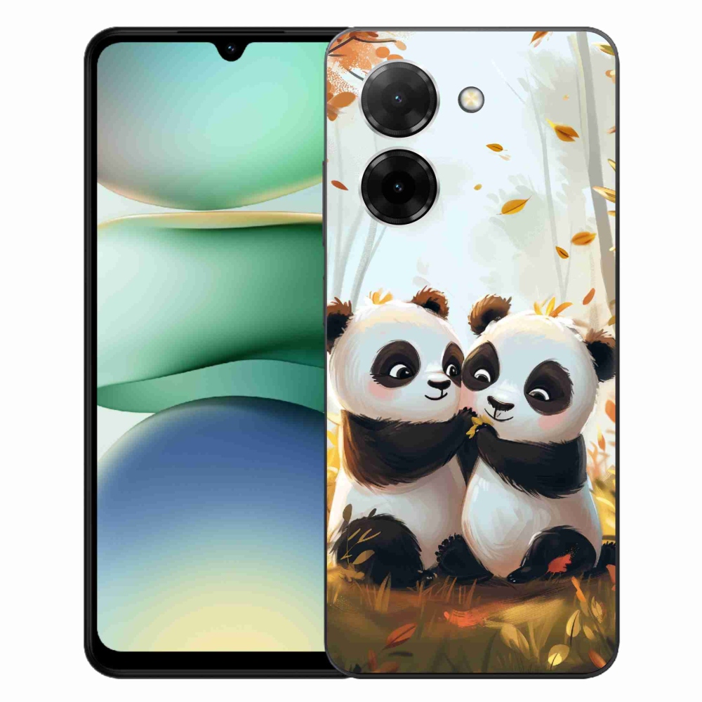 Gelový kryt mmCase na Xiaomi Redmi A5 (171.7x77.8x8.3mm) - pandy