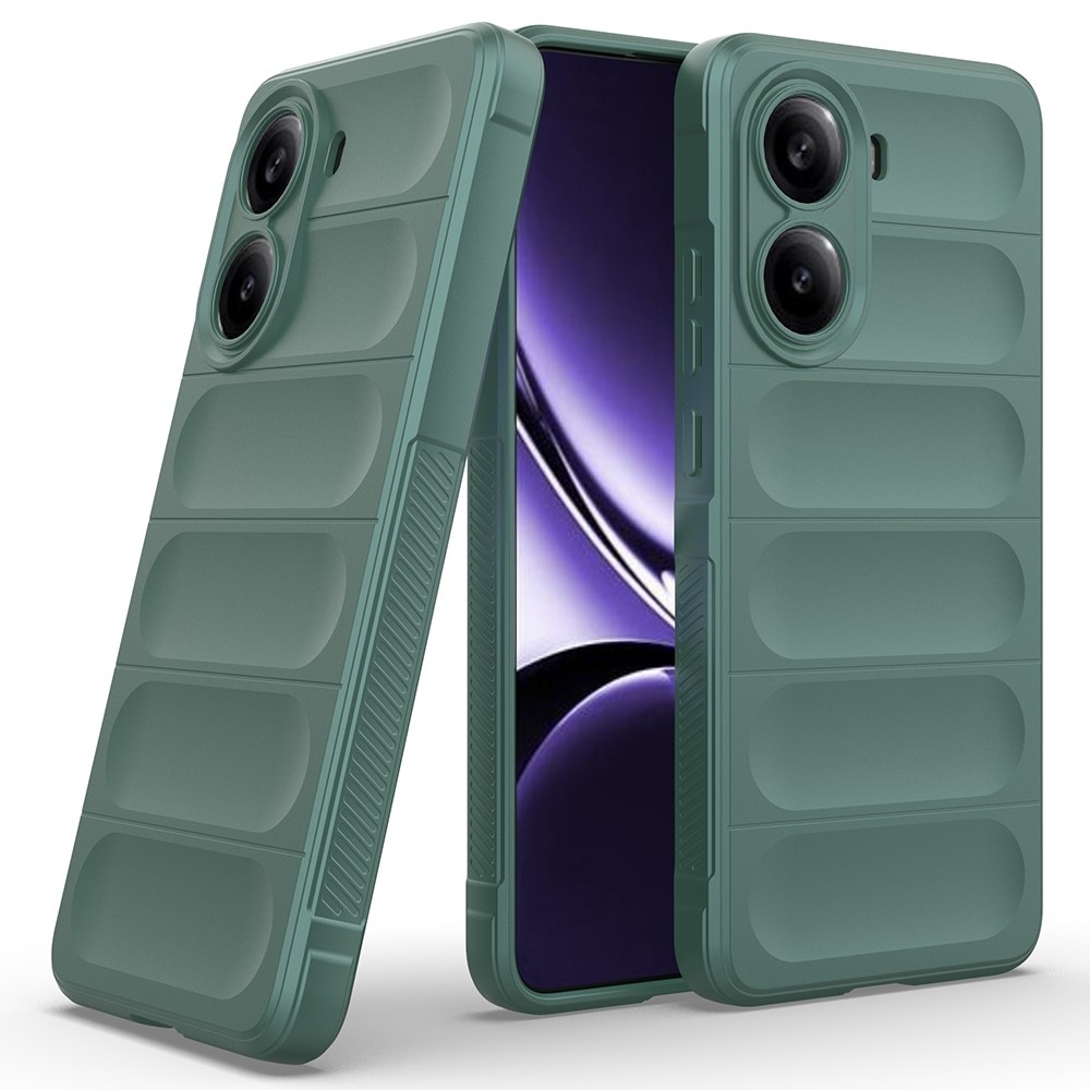 Rugg odolný gelový obal na Xiaomi Poco X7 Pro 5G - zelený